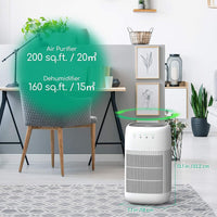 Air Purifier Dehumidifier Q10 HEPA Filter - ElectronX Plus