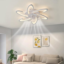 Low Ceiling Light Fan, Low Profile, 6 Wind Speed, 3 Colors (82 cm) - ElectronX Plus