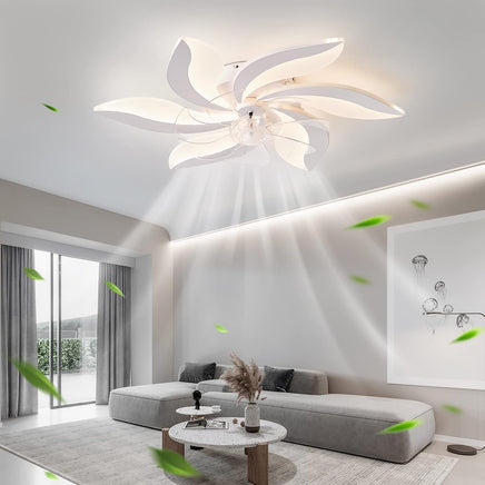 Low Ceiling Light Fan, Low Profile, 6 Wind Speed, 3 Colors (68 cm) - ElectronX Plus