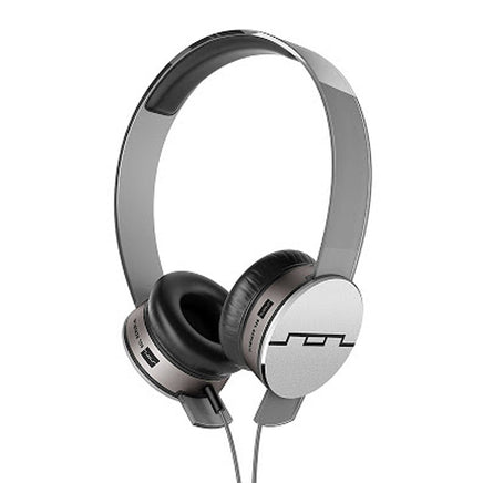 SOL Republic Tracks HD High Def V10 Headphones On Ear Wired Silver Grey - ElectronX Plus