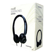 Black Holysmoke Motif On Ear Foldable Headphones - ElectronX Plus