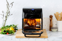 12L Digital Air Fryer w/ 200C, 7 Cooking Settings & Rotisserie Function - ElectronX Plus