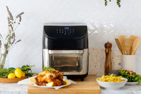 12L Digital Air Fryer w/ 200C, 7 Cooking Settings & Rotisserie Function - ElectronX Plus