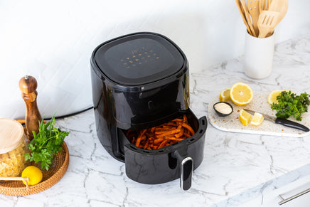 6L Digital Air Fryer w/ 1600W & Glass Window - ElectronX Plus