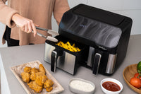 10L Digital Dual Zone Air Fryer w/ Dual Temperature Control - ElectronX Plus