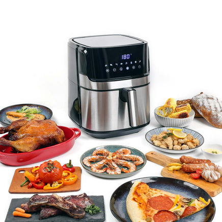 7L Digital Stainless Steel Air Fryer Kitchen Appliance - ElectronX Plus