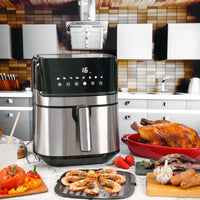 7L Digital Stainless Steel Air Fryer Kitchen Appliance - ElectronX Plus