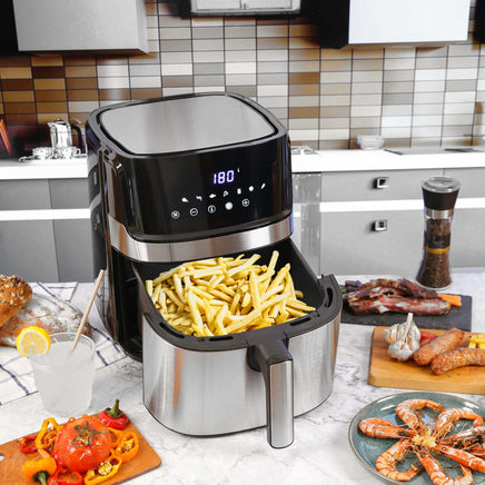 7L Digital Stainless Steel Air Fryer Kitchen Appliance - ElectronX Plus