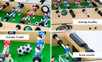 4-in-1 Games - Soccer, Table Tennis, Slide Hockey and Billiard Table - ElectronX Plus