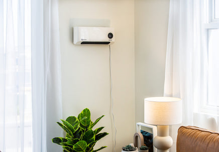 Wall-Mounted Heater & Fan with Remote Control - ElectronX Plus