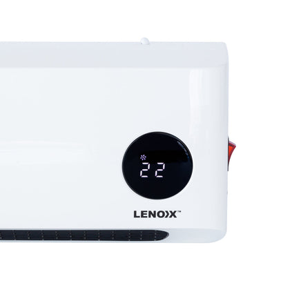 Wall-Mounted Heater & Fan with Remote Control - ElectronX Plus