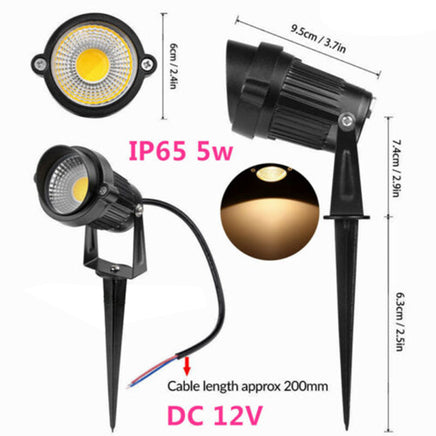 10X LED Spotlights Landscape Warm light Lamp Waterproof Outdoor Garden Yard 12V - ElectronX Plus