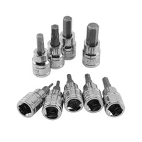 9pcs Allen Key Sockets Hex Bit Socket Set 3/8" Drive Drill Metric Tools 2-10mm - ElectronX Plus