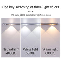 40cm Wireless LED Closet Lights Motion Sensor PIR Induction Lamp Cabinet Lighting USB - ElectronX Plus