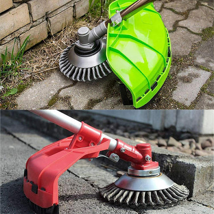 6" Weed Brush Steel Wire LawnMower Grass Cutter Head Garden Trimmer Wheel AU - ElectronX Plus