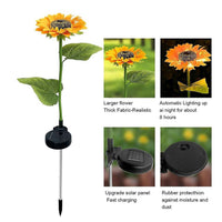 LED Solar Sunflower Lights Flower Lamp Landscape Lawn Path Garden AU Day - ElectronX Plus