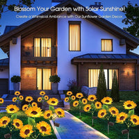 LED Solar Sunflower Lights Flower Lamp Landscape Lawn Path Garden AU Day - ElectronX Plus