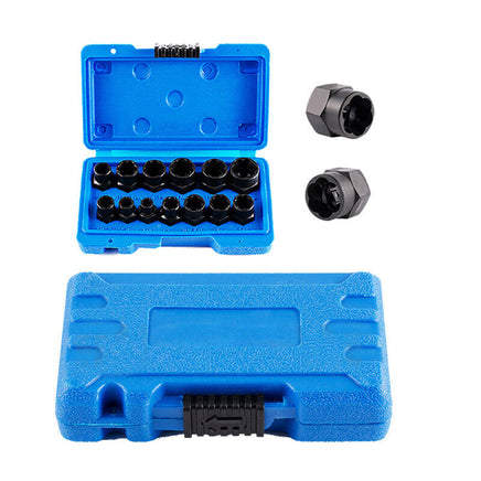 13-Piece Impact Bolt & Nut Remover Set Nut Extractor Socket Bolt Remover Tool - ElectronX Plus