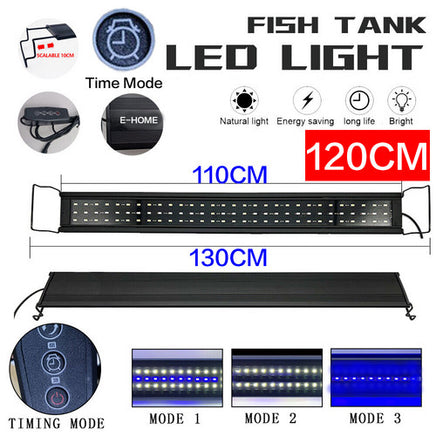 120 CM 150W 244LED Aquarium LED Lighting  Marine Aqua Fish Tank Light NEW - ElectronX Plus