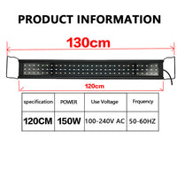 120 CM 150W 244LED Aquarium LED Lighting  Marine Aqua Fish Tank Light NEW - ElectronX Plus