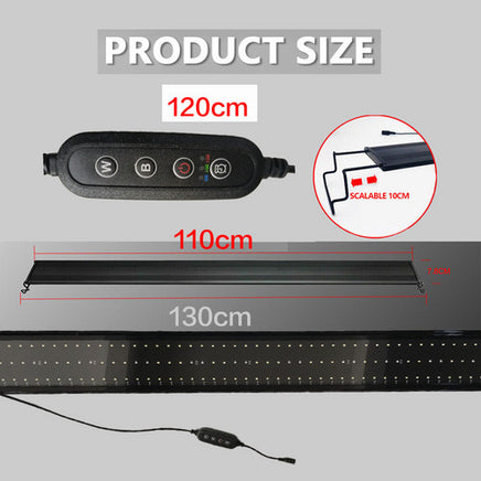 120 CM 150W 244LED Aquarium LED Lighting  Marine Aqua Fish Tank Light NEW - ElectronX Plus