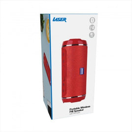 Laser - Bluetooth Pill Speaker - Red - ElectronX Plus