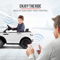 ROVO KIDS Ride-On Car Children Electric Toy w/ Remote Control White 12V - ElectronX Plus