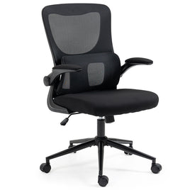 FORTIA Ergonomic Mesh Office Chair Computer Seat Adjustable Recline, Black - ElectronX Plus