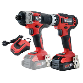 BAUMR-AG 20V Cordless Drill and Impact Driver Combo Kit w/ SYNC Battery & Charger - ElectronX Plus