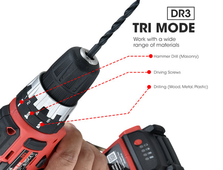 BAUMR-AG 20V Cordless Drill and Impact Driver Combo Kit w/ SYNC Battery & Charger - ElectronX Plus