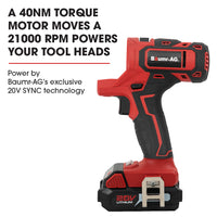 BAUMR-AG Cordless MT3 20V SYNC 3in1 Combi-Tool Kit, with Battery and Charger - ElectronX Plus