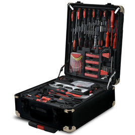 BULLET 925PC Tool Box On Wheels Kit Trolley Mobile Handle Toolbox Set Storage - ElectronX Plus