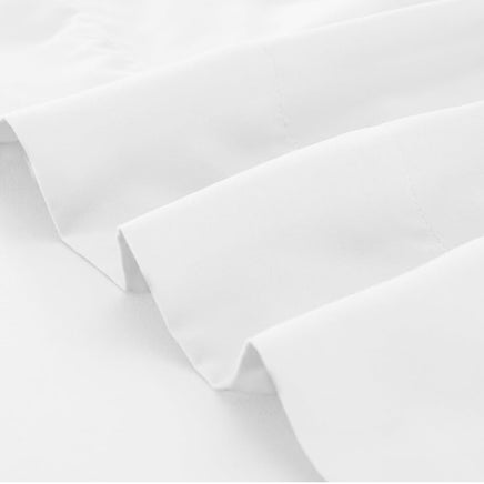 GOMINIMO 4 Pcs Bed Sheet Set 2000 Thread Count Ultra Soft Microfiber - King (White) GO-BS-107-XS - ElectronX Plus