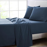 GOMINIMO 4 Pcs Bed Sheet Set 2000 Thread Count Ultra Soft Microfiber - King (Royal Blue) GO-BS-108-XS - ElectronX Plus