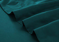 GOMINIMO 4 Pcs Bed Sheet Set 1000 Thread Count Ultra Soft Microfiber - King (Teal) GO-BS-120-XS - ElectronX Plus