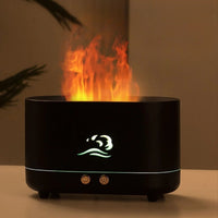 GOMINIMO Flame Humidifier Wind 225ml Black GO-AD-103-HGJ - ElectronX Plus