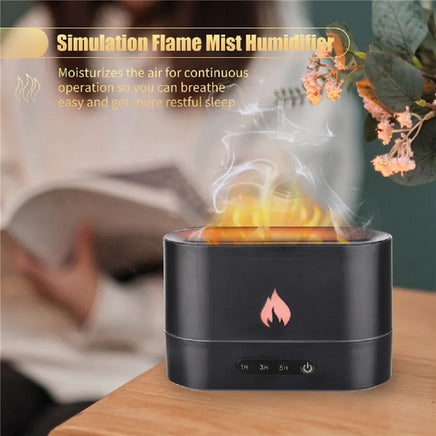 GOMINIMO Flame Humidifier Fire 250ml Black GO-AD-105-HGJ - ElectronX Plus