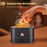 GOMINIMO Flame Humidifier Fire 250ml Black GO-AD-105-HGJ - ElectronX Plus