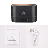 GOMINIMO Flame Humidifier Fire 250ml Black GO-AD-105-HGJ - ElectronX Plus