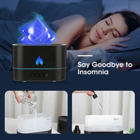 GOMINIMO Flame Humidifier Fire 250ml Black GO-AD-105-HGJ - ElectronX Plus