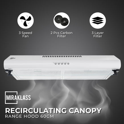 MIRAKLASS Slim Rangehood 60cm MK-RH-2560A-TF - ElectronX Plus