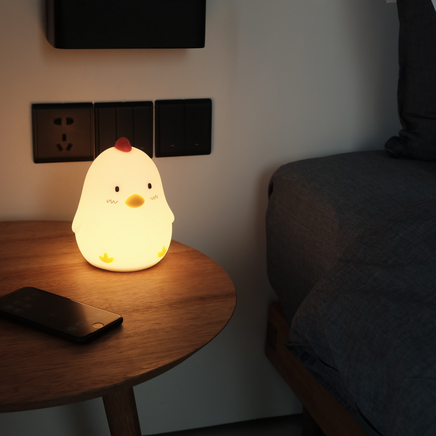 Muid Wake Up Chicken Night Lamp Alarm Clock White HM--104-MUID - ElectronX Plus