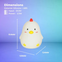 Muid Wake Up Chicken Night Lamp Alarm Clock White HM--104-MUID - ElectronX Plus