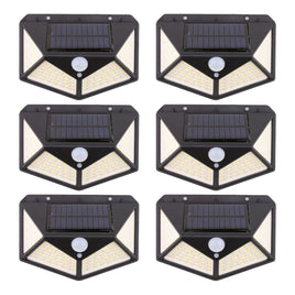 NOVEDEN 6 Packs Solar LED Lights with 3 Light Modes (Black) - ElectronX Plus