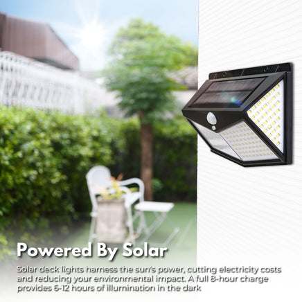 NOVEDEN 4 Packs Solar LED Lights with 3 Light Modes (Black) - ElectronX Plus