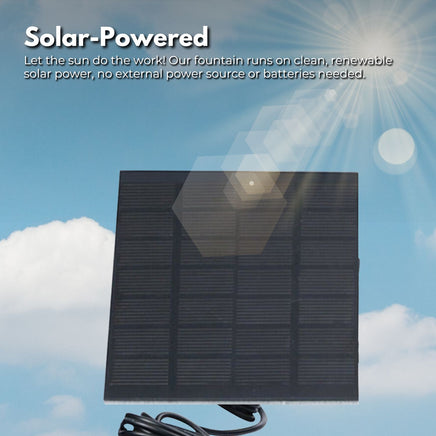 NOVEDEN Solar Water Fountain - ElectronX Plus