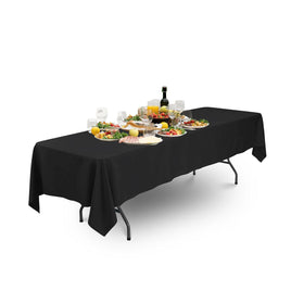 GOMINIMO Polyester Table Cloth 230cm (Black) - ElectronX Plus