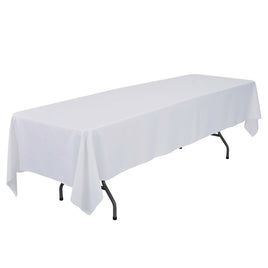 GOMINIMO Polyester Table Cloth 300cm (White) - ElectronX Plus