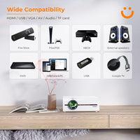 YABER V5 Native 720P LCD Entertainment Projector - ElectronX Plus