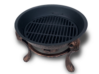 Vesuvius Firepit BBQ with Lid - ElectronX Plus